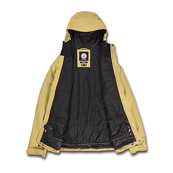 Buy Volcom mens 17Fourty Insulated Snowboard Jacket, Gold, X